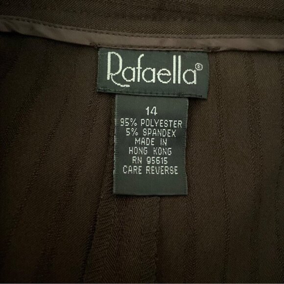 Rafaella Brown Dress Pants Trousers Women's Size 14 - Picture 6 of 7